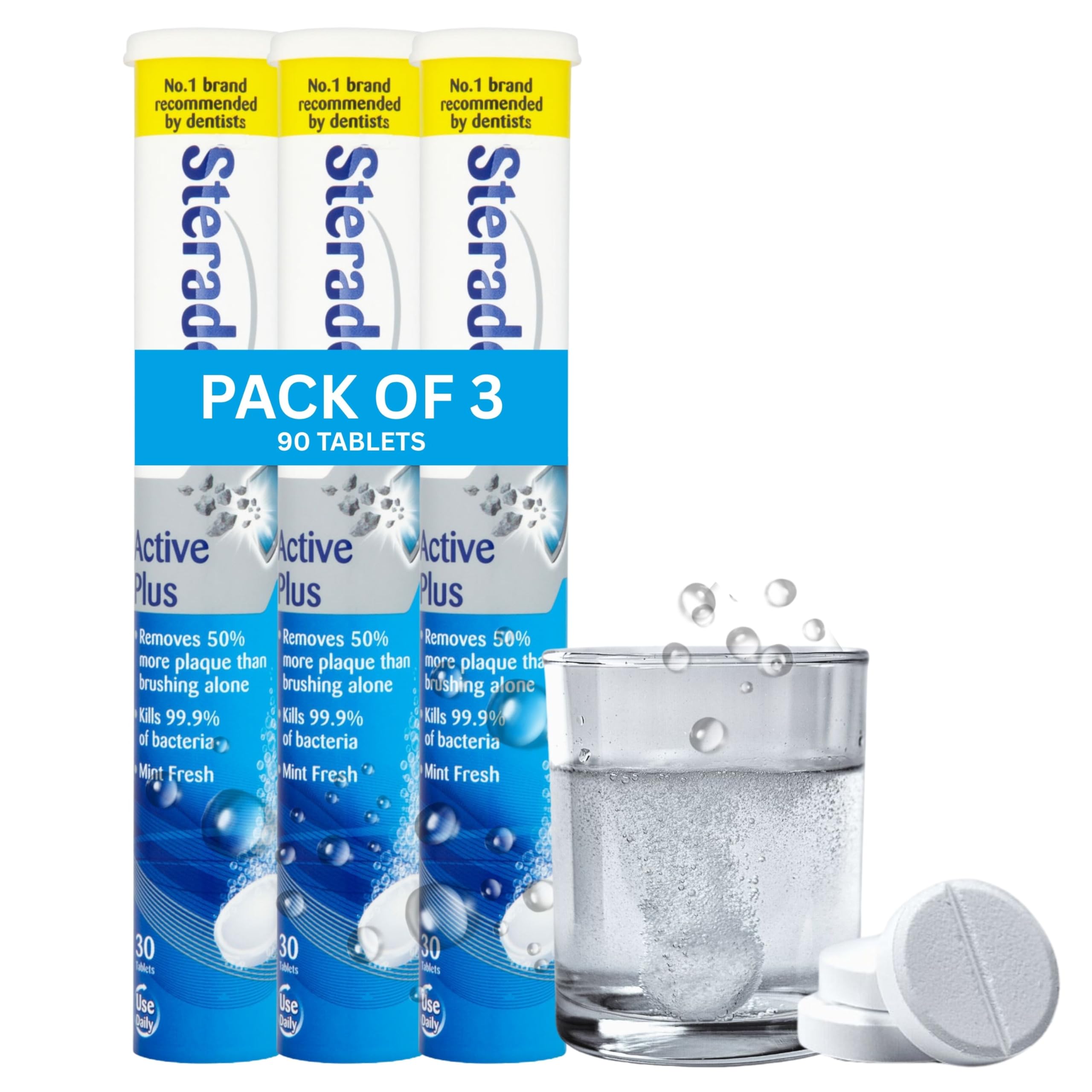 Aqua Thoughts 90x Retainer Cleaner Tablets, 90 tablets