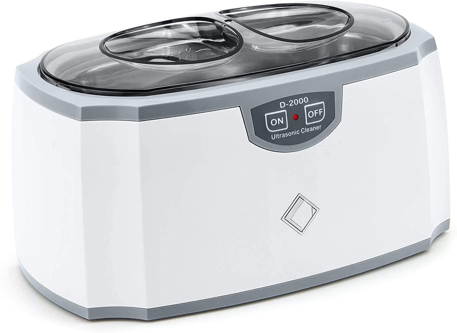 LifeBasis D-2000 Ultrasonic Jewellery Cleaner 420ml 45kHz with Watch Stand