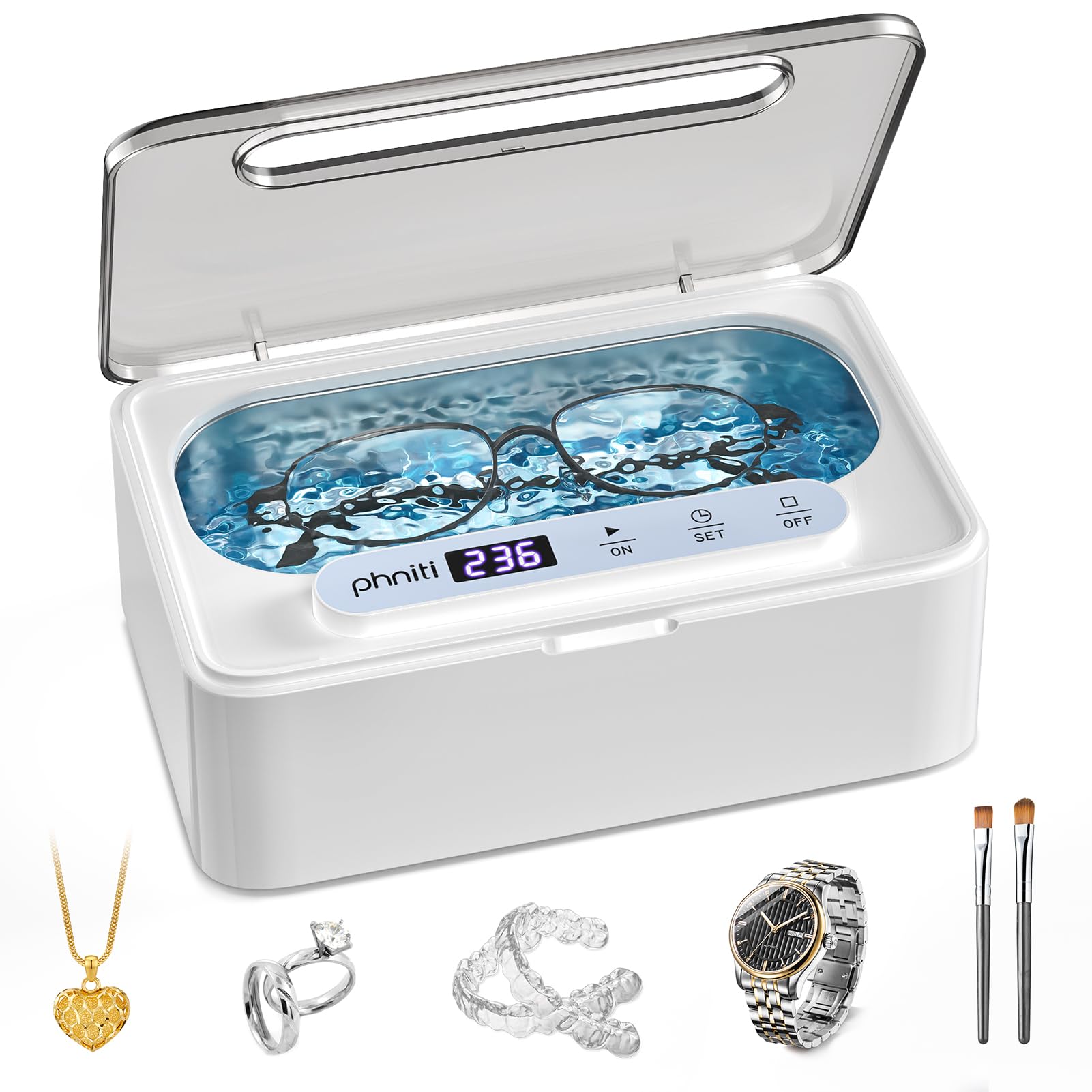 Phniti Ultrasonic Jewellery Cleaner 47kHz