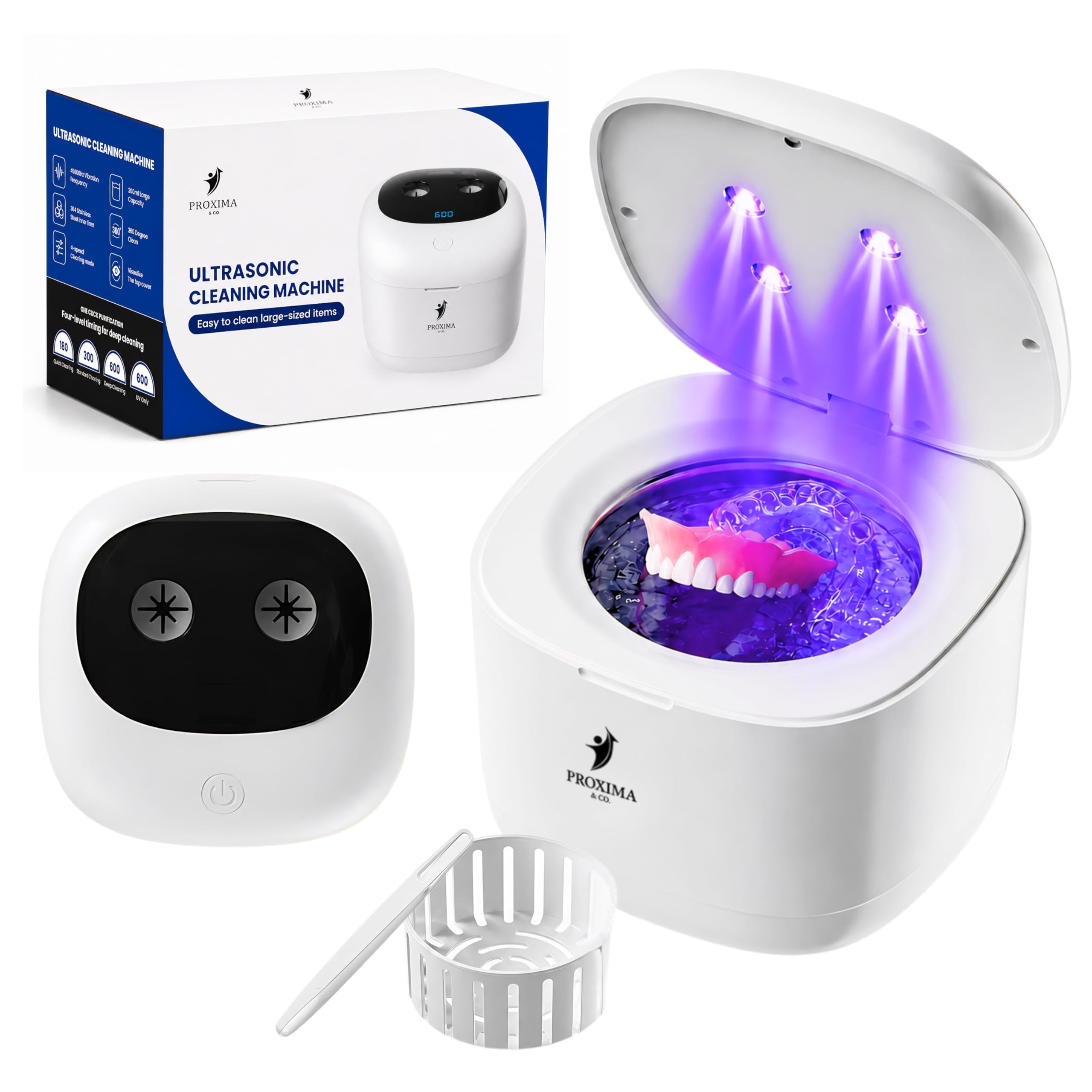 Proxima & Co. Ultrasonic Retainer Cleaner 45kHz